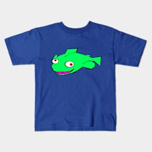 Green fish Kids T-Shirt